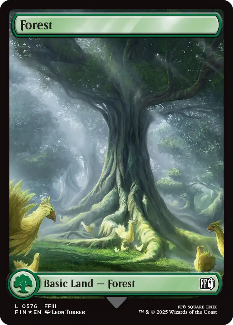 Forest (0576) (Surge Foil) [FINAL FANTASY] | Gate City Games LLC