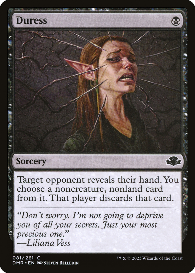 Duress [Dominaria Remastered] | Gate City Games LLC