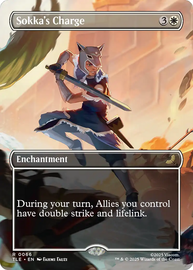 Sokka's Charge (Borderless) [Avatar: The Last Airbender: Eternal-Legal] | Gate City Games LLC