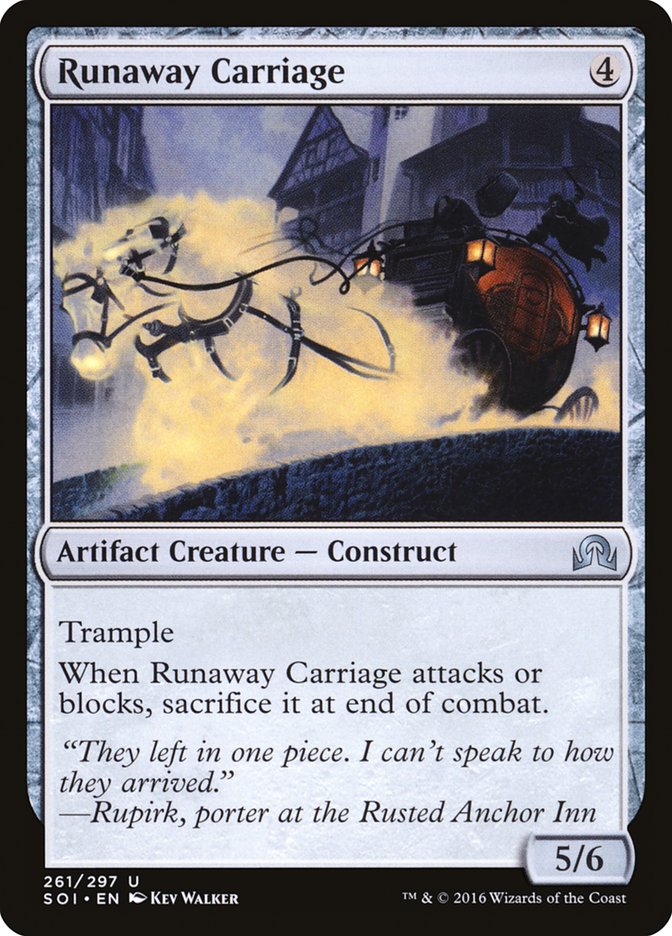 Runaway Carriage [Shadows over Innistrad] | Gate City Games LLC