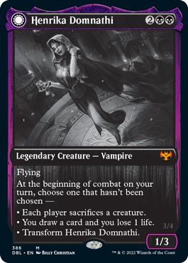 Henrika Domnathi // Henrika, Infernal Seer [Innistrad: Double Feature] | Gate City Games LLC