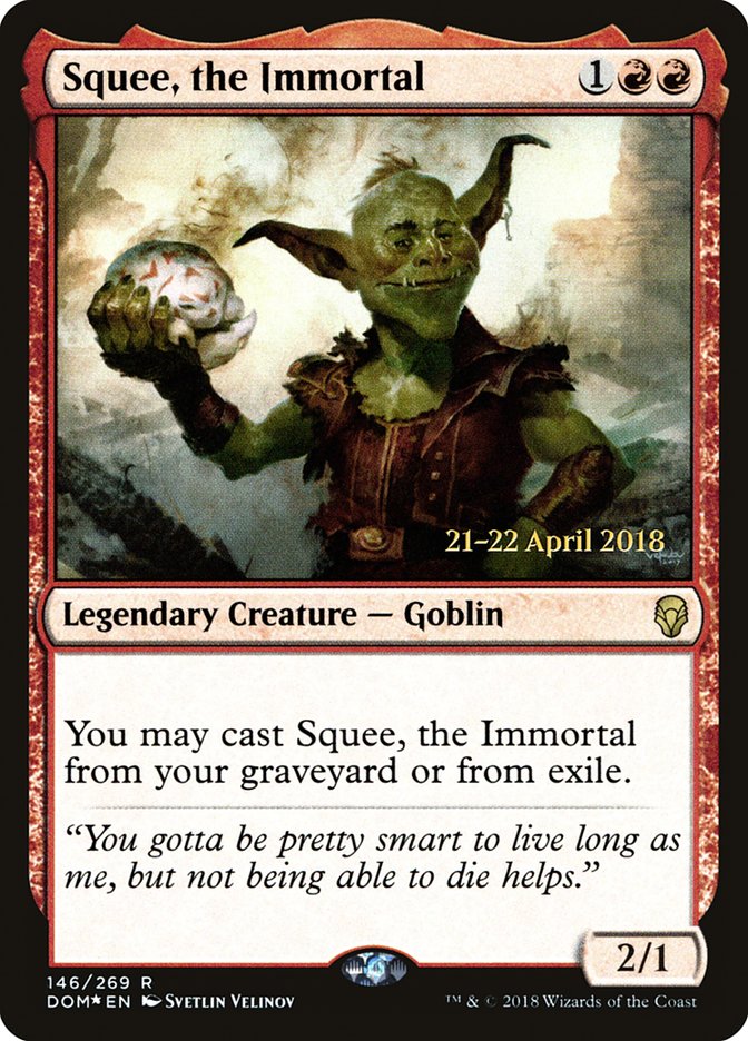 Squee, the Immortal [Dominaria Prerelease Promos] | Gate City Games LLC