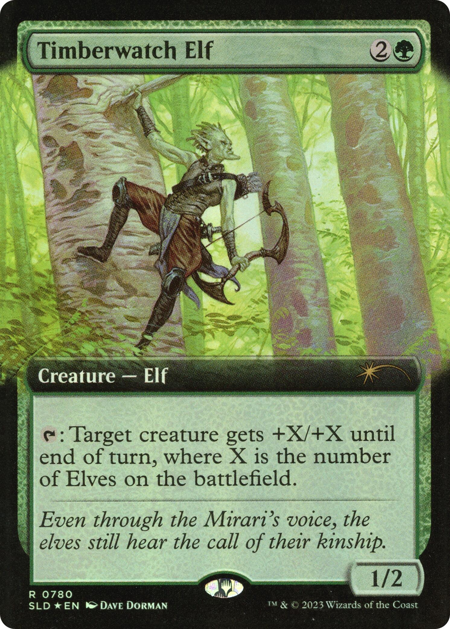Timberwatch Elf (Extended Art) [Secret Lair Drop Series] | Gate City Games LLC