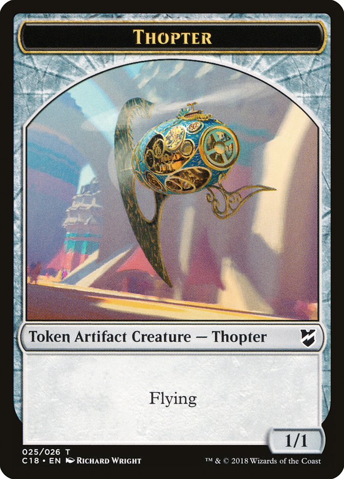 Thopter Token (025/026) [Commander 2018 Tokens] | Gate City Games LLC
