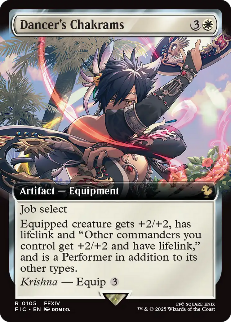 Dancer's Chakrams (Extended Art) [FINAL FANTASY Commander] | Gate City Games LLC
