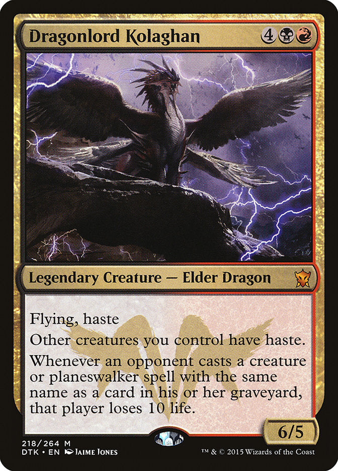 Dragonlord Kolaghan [Dragons of Tarkir] | Gate City Games LLC