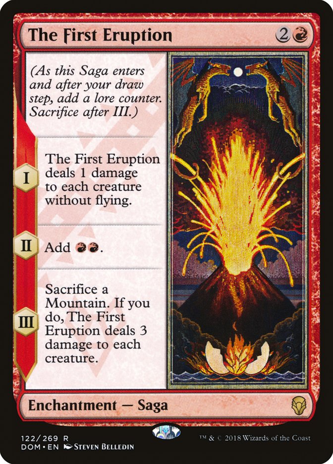 The First Eruption [Dominaria] | Gate City Games LLC