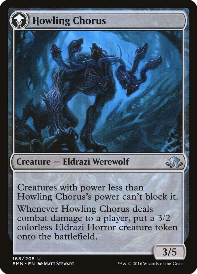 Shrill Howler // Howling Chorus [Eldritch Moon] | Gate City Games LLC