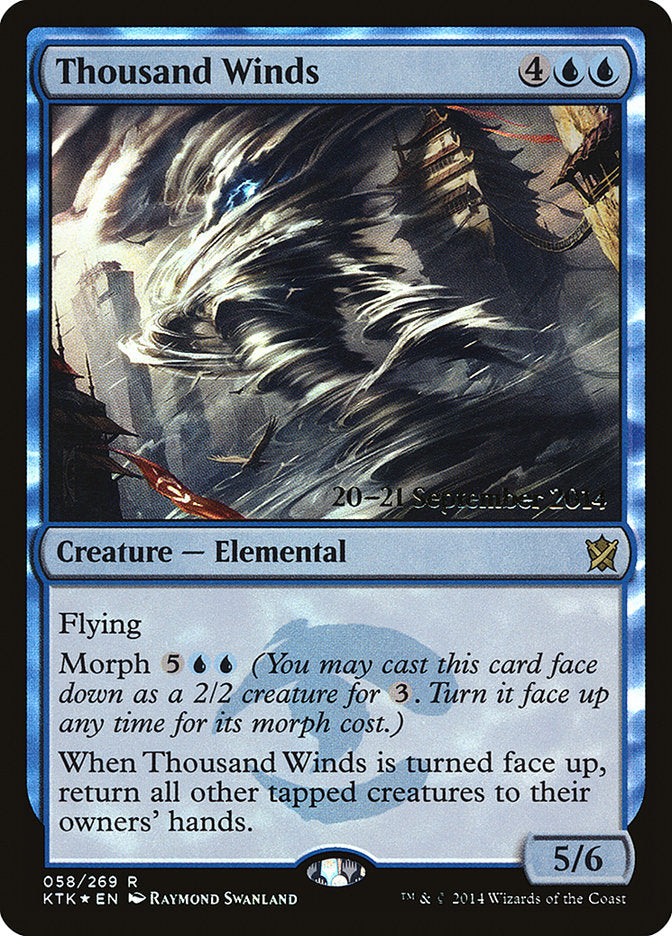 Thousand Winds [Khans of Tarkir Prerelease Promos] | Gate City Games LLC