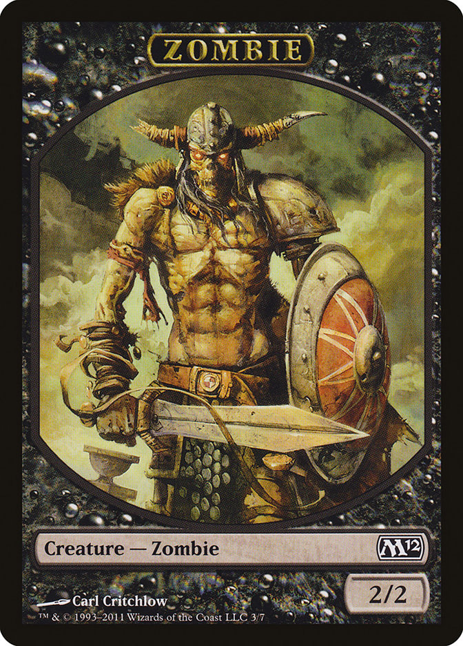 Zombie Token [Magic 2012 Tokens] | Gate City Games LLC