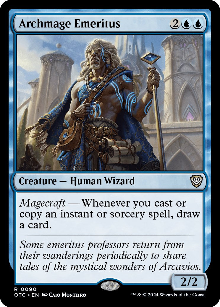 Archmage Emeritus [Outlaws of Thunder Junction Commander] | Gate City Games LLC
