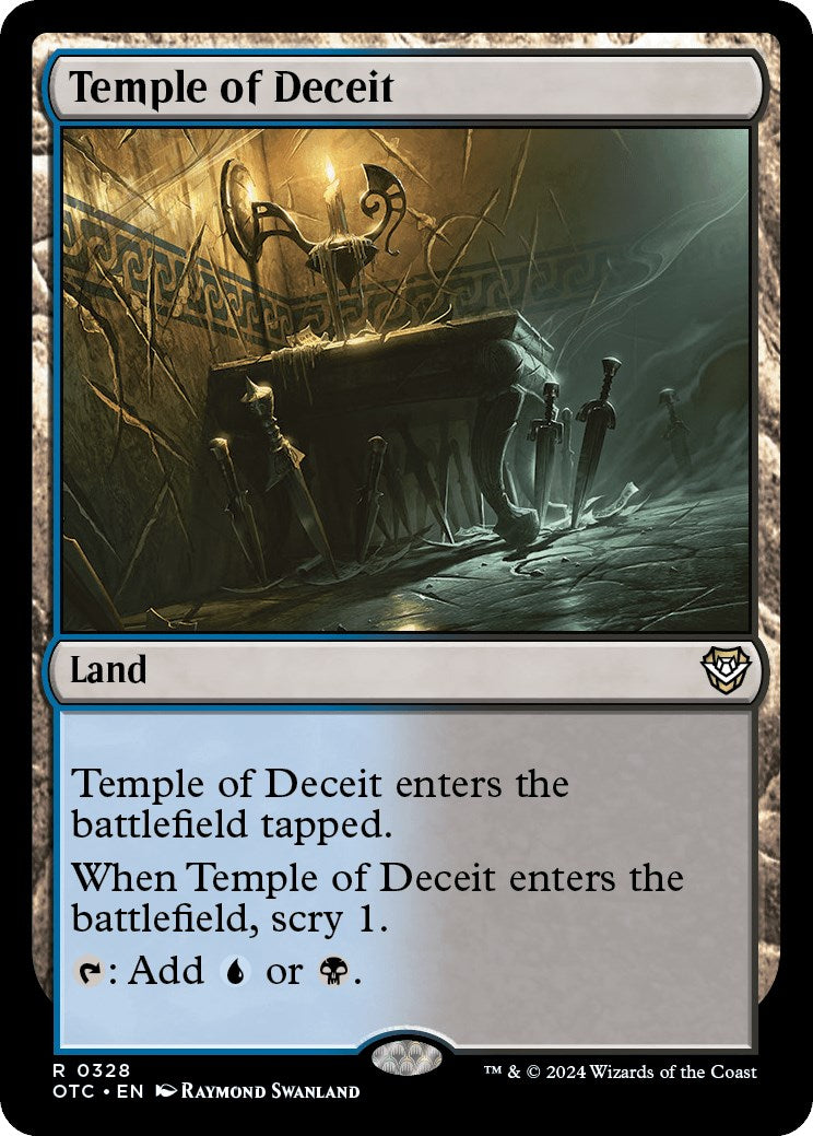 Temple of Deceit [Outlaws of Thunder Junction Commander] | Gate City Games LLC