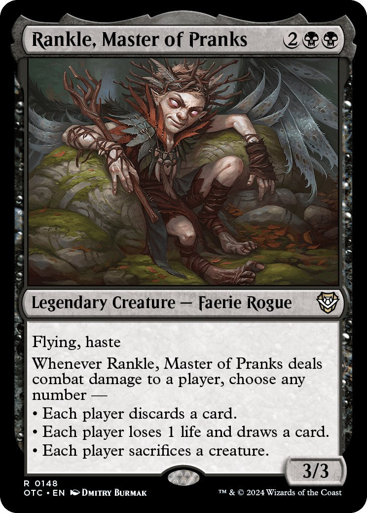 Rankle, Master of Pranks [Outlaws of Thunder Junction Commander] | Gate City Games LLC