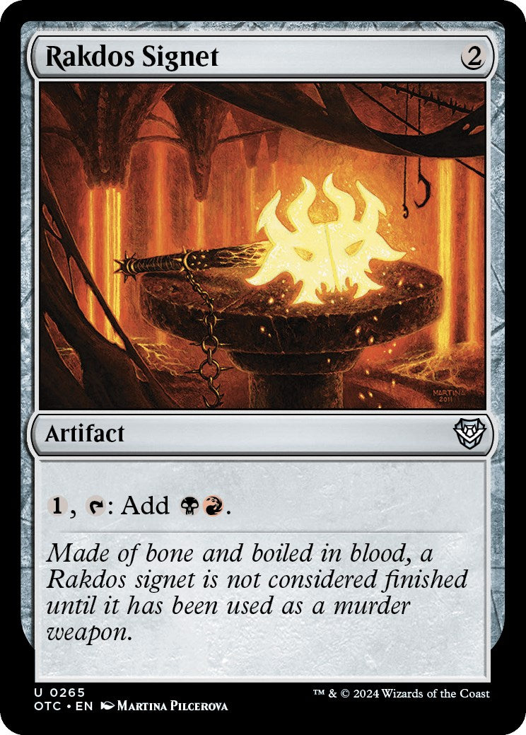 Rakdos Signet [Outlaws of Thunder Junction Commander] | Gate City Games LLC