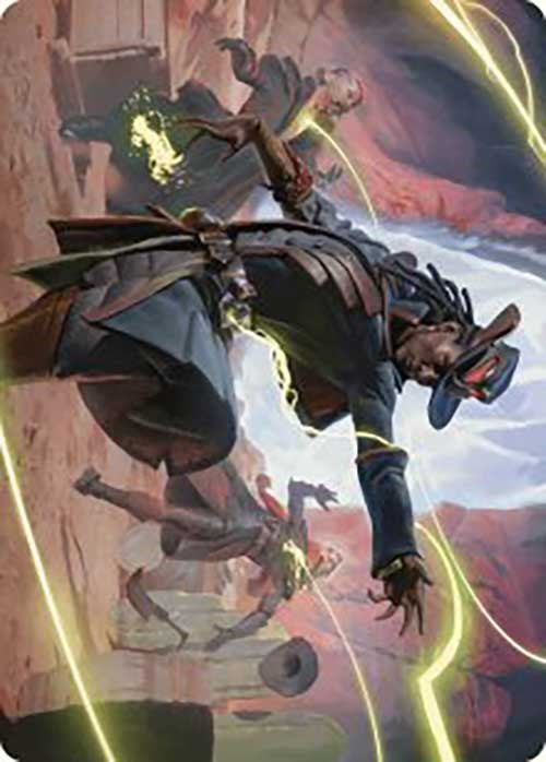 Lilah, Undefeated Slickshot Art Card [Outlaws of Thunder Junction Art Series] | Gate City Games LLC