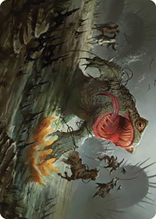 The Gitrog, Ravenous Ride Art Card [Outlaws of Thunder Junction Art Series] | Gate City Games LLC