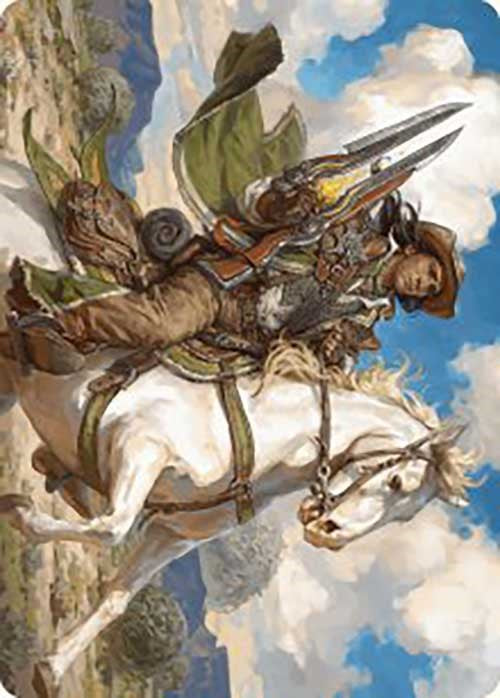 Wylie Duke, Atiin Hero Art Card [Outlaws of Thunder Junction Art Series] | Gate City Games LLC