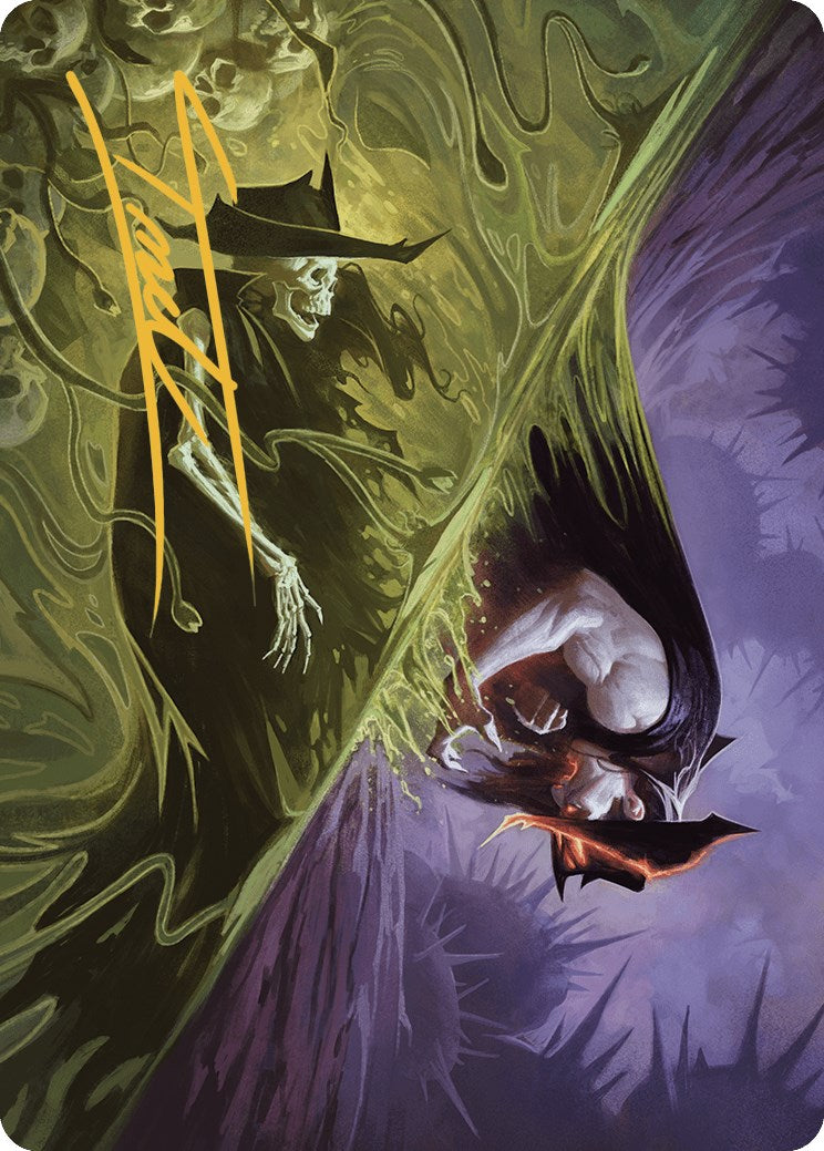 Pillage the Bog Art Card (Gold-Stamped Signature) [Outlaws of Thunder Junction Art Series] | Gate City Games LLC