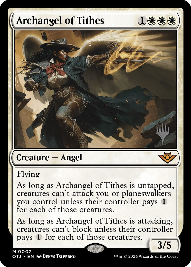 Archangel of Tithes (Promo Pack) [Outlaws of Thunder Junction Promos] | Gate City Games LLC