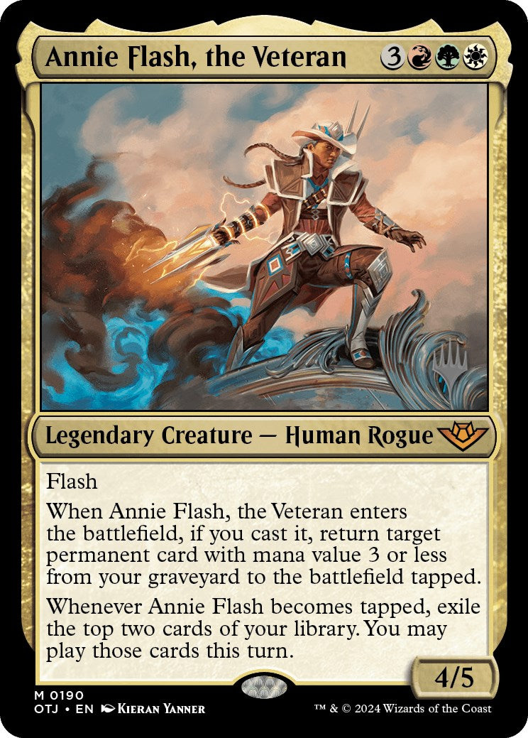 Annie Flash, the Veteran (Promo Pack) [Outlaws of Thunder Junction Promos] | Gate City Games LLC