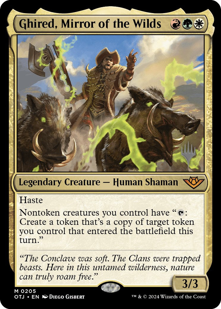Ghired, Mirror of the Wilds (Promo Pack) [Outlaws of Thunder Junction Promos] | Gate City Games LLC