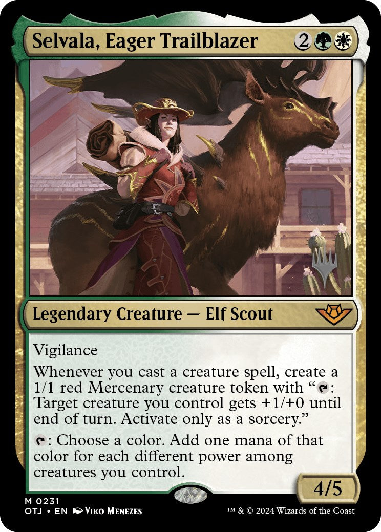 Selvala, Eager Trailblazer (Promo Pack) [Outlaws of Thunder Junction Promos] | Gate City Games LLC