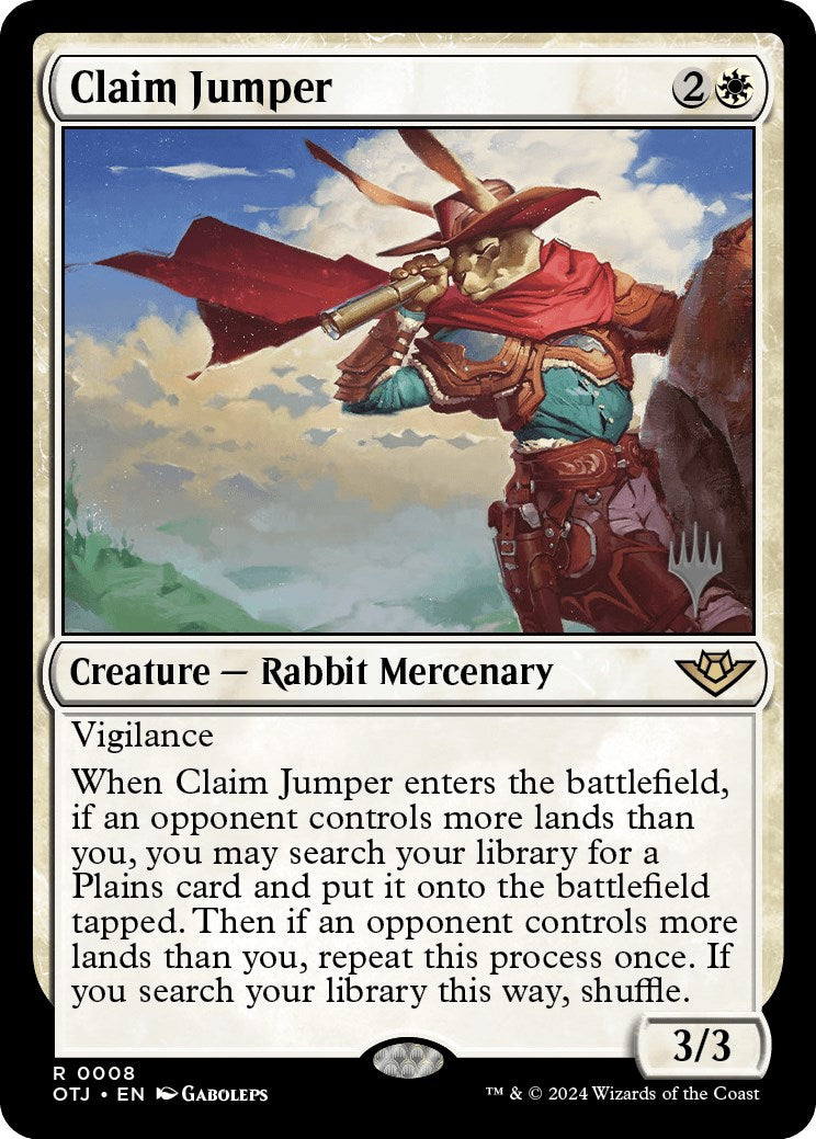 Claim Jumper (Promo Pack) [Outlaws of Thunder Junction Promos] | Gate City Games LLC