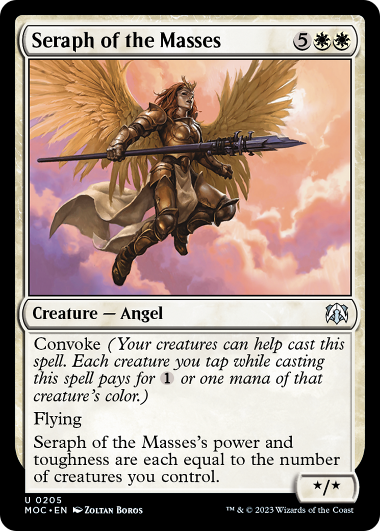 Seraph of the Masses [March of the Machine Commander] | Gate City Games LLC
