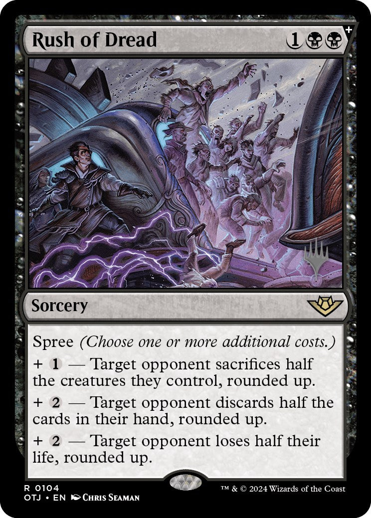 Rush of Dread (Promo Pack) [Outlaws of Thunder Junction Promos] | Gate City Games LLC
