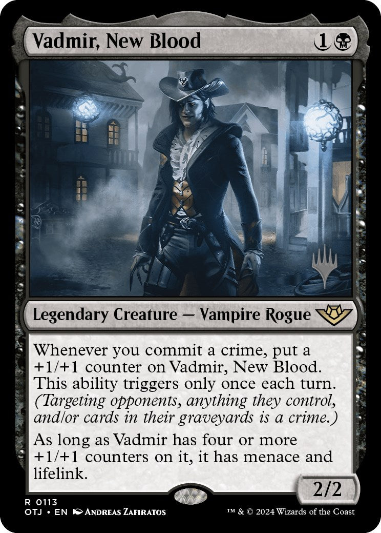 Vadmir, New Blood (Promo Pack) [Outlaws of Thunder Junction Promos] | Gate City Games LLC