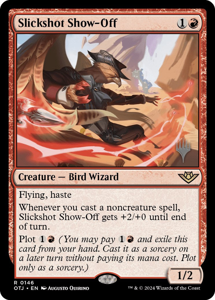 Slickshot Show-Off (Promo Pack) [Outlaws of Thunder Junction Promos] | Gate City Games LLC