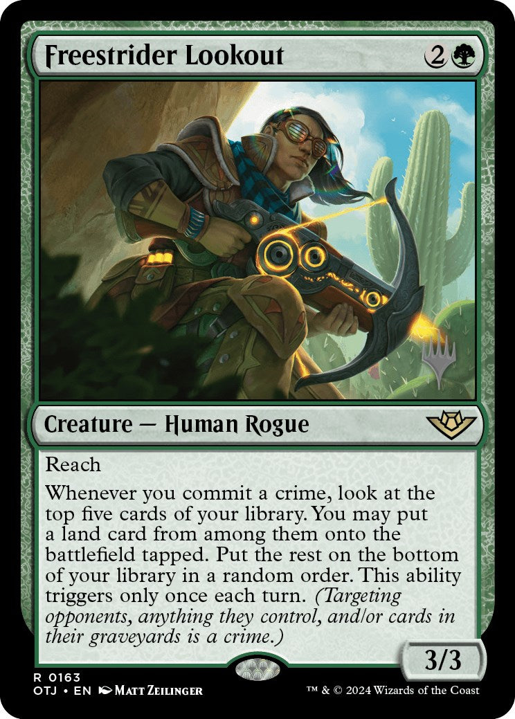 Freestrider Lookout (Promo Pack) [Outlaws of Thunder Junction Promos] | Gate City Games LLC