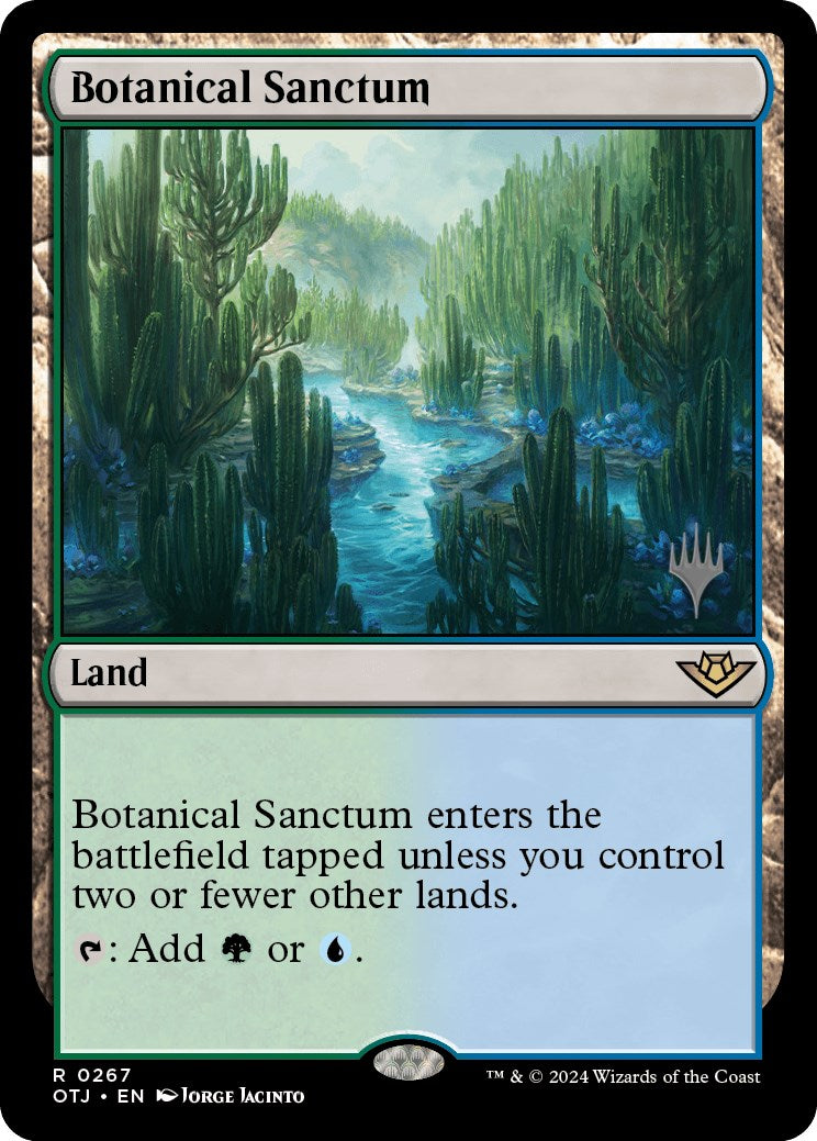 Botanical Sanctum (Promo Pack) [Outlaws of Thunder Junction Promos] | Gate City Games LLC