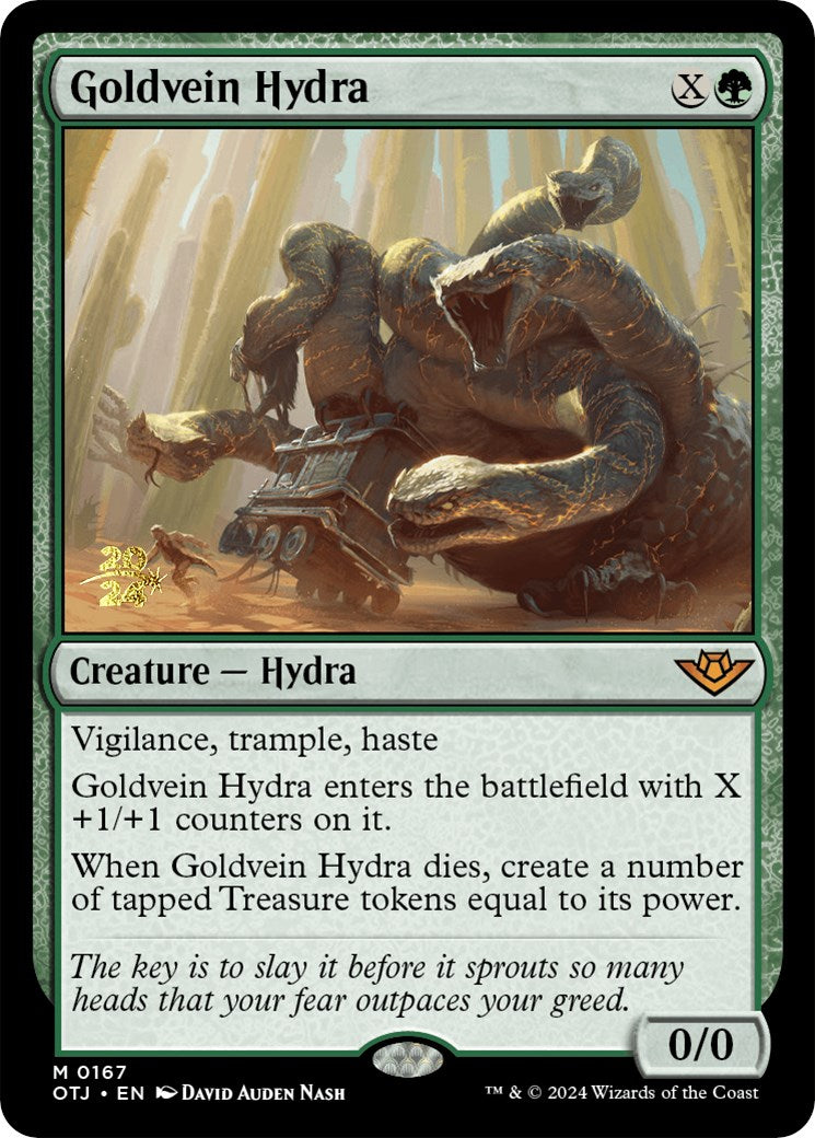 Goldvein Hydra [Outlaws of Thunder Junction Prerelease Promos] | Gate City Games LLC
