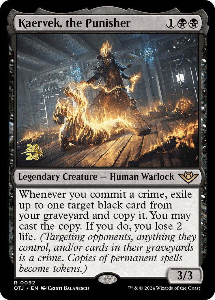 Kaervek, the Punisher [Outlaws of Thunder Junction Prerelease Promos] | Gate City Games LLC