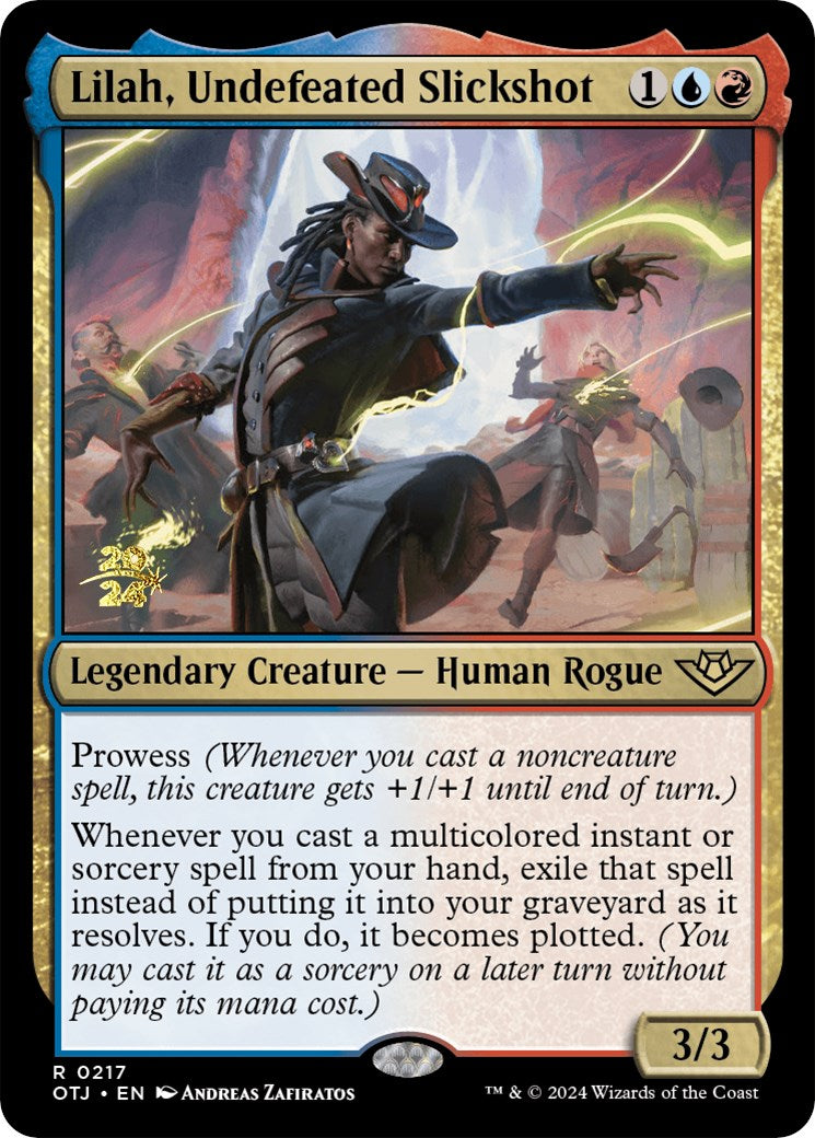 Lilah, Undefeated Slickshot [Outlaws of Thunder Junction Prerelease Promos] | Gate City Games LLC