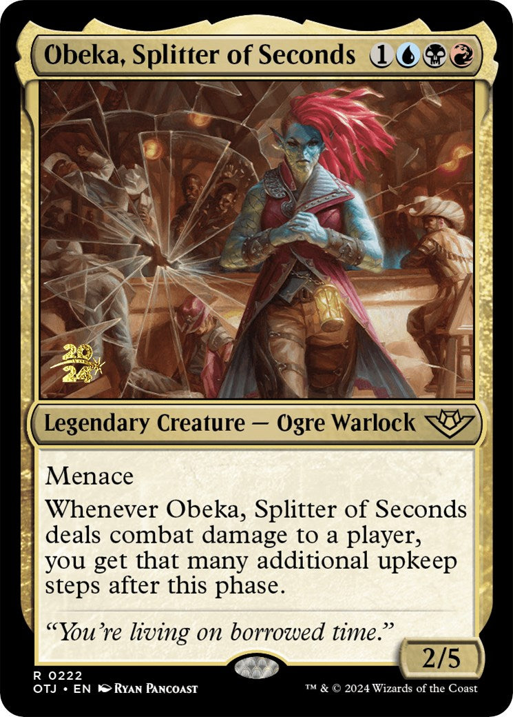 Obeka, Splitter of Seconds [Outlaws of Thunder Junction Prerelease Promos] | Gate City Games LLC