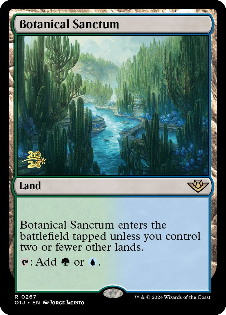 Botanical Sanctum (OTJ) [Outlaws of Thunder Junction Prerelease Promos] | Gate City Games LLC