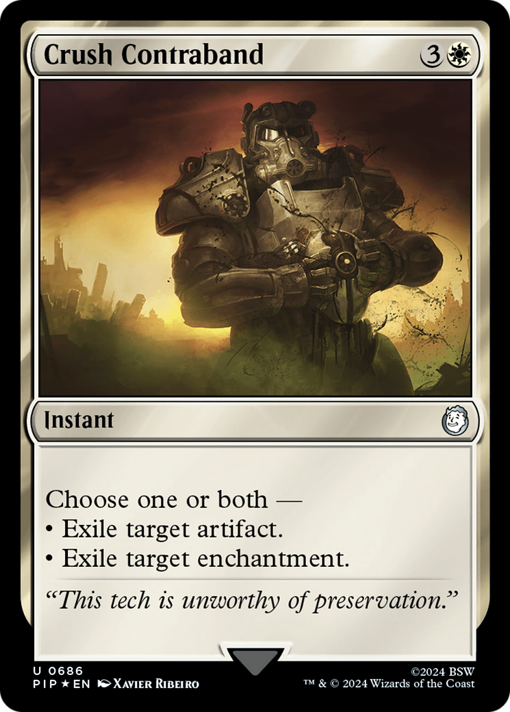 Crush Contraband (Surge Foil) [Fallout] | Gate City Games LLC