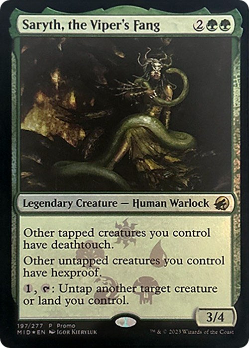 Saryth, the Viper's Fang [Media Promos] | Gate City Games LLC