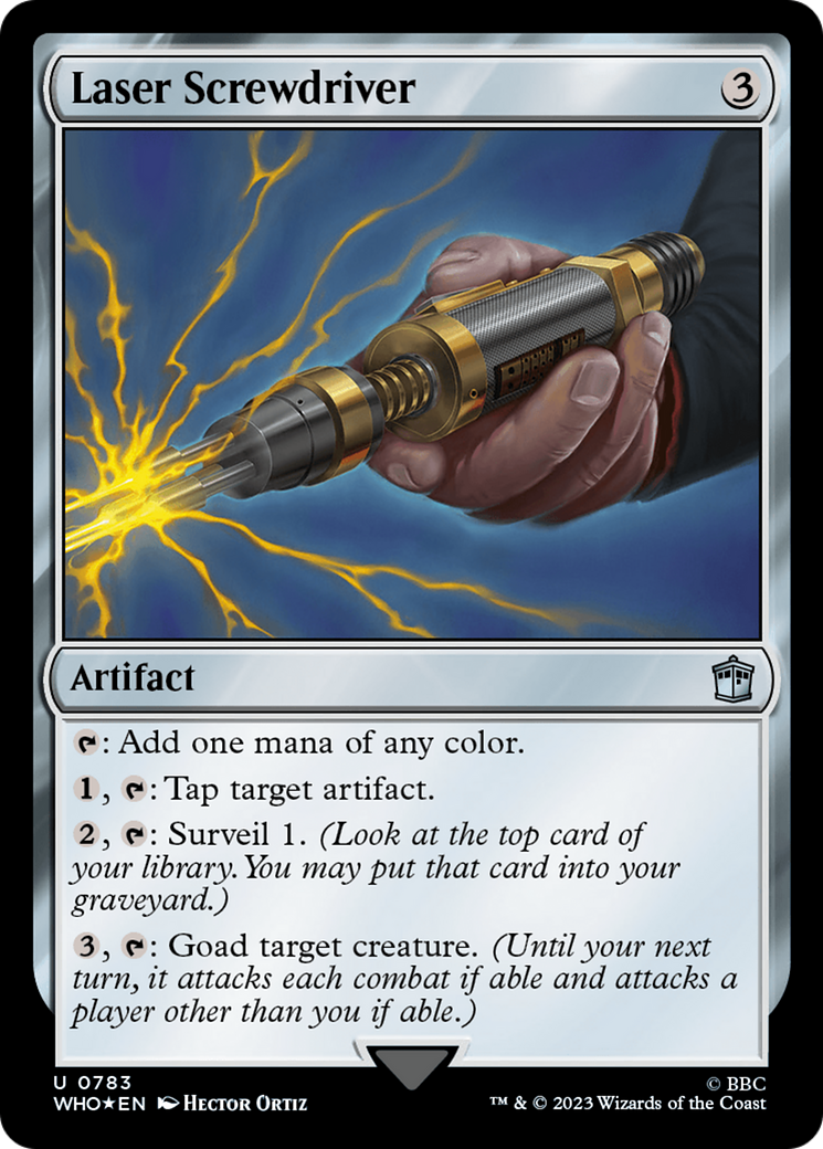 Laser Screwdriver (Surge Foil) [Doctor Who] | Gate City Games LLC