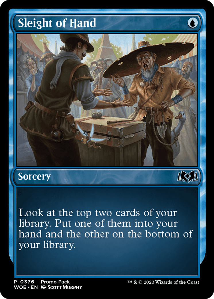 Sleight of Hand (Promo Pack) [Wilds of Eldraine Promos] | Gate City Games LLC