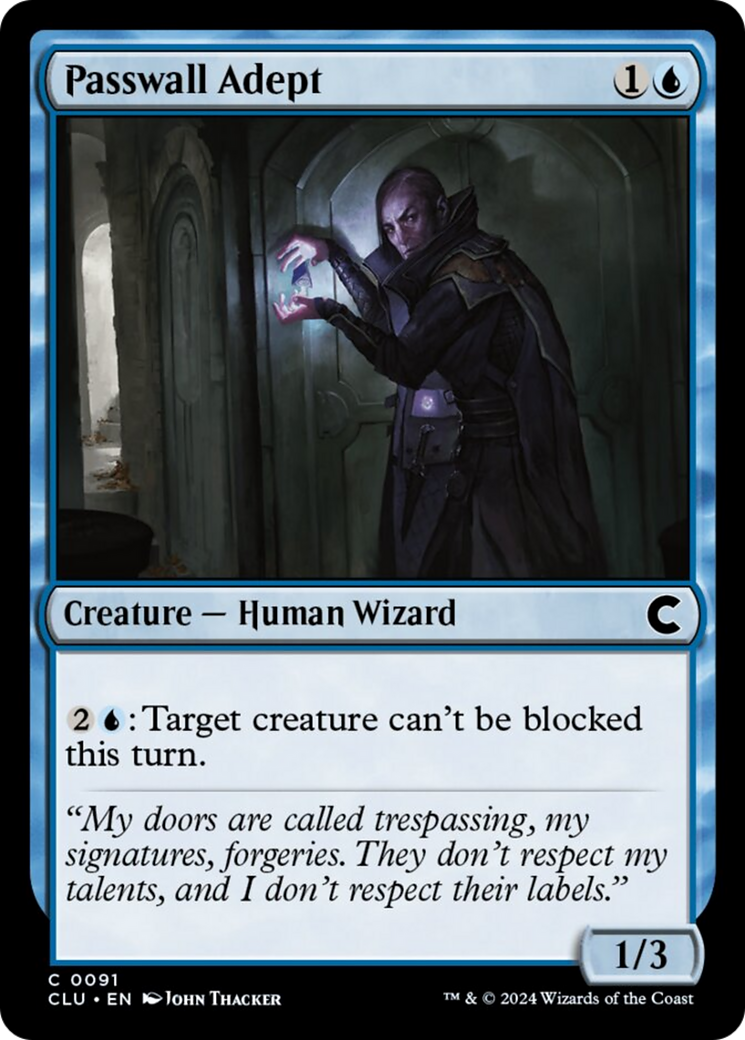 Passwall Adept [Ravnica: Clue Edition] | Gate City Games LLC