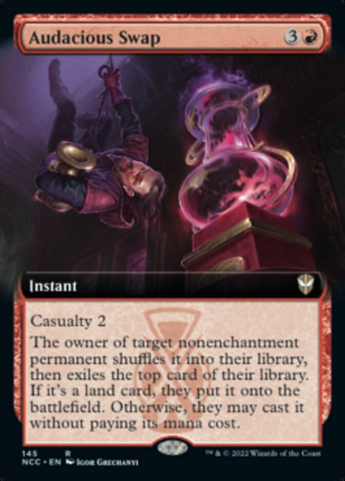 Audacious Swap (Extended Art) [Streets of New Capenna Commander] | Gate City Games LLC