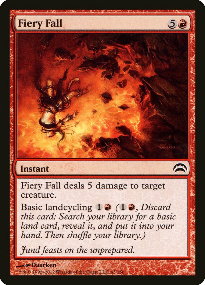 Fiery Fall [Planechase 2012] | Gate City Games LLC