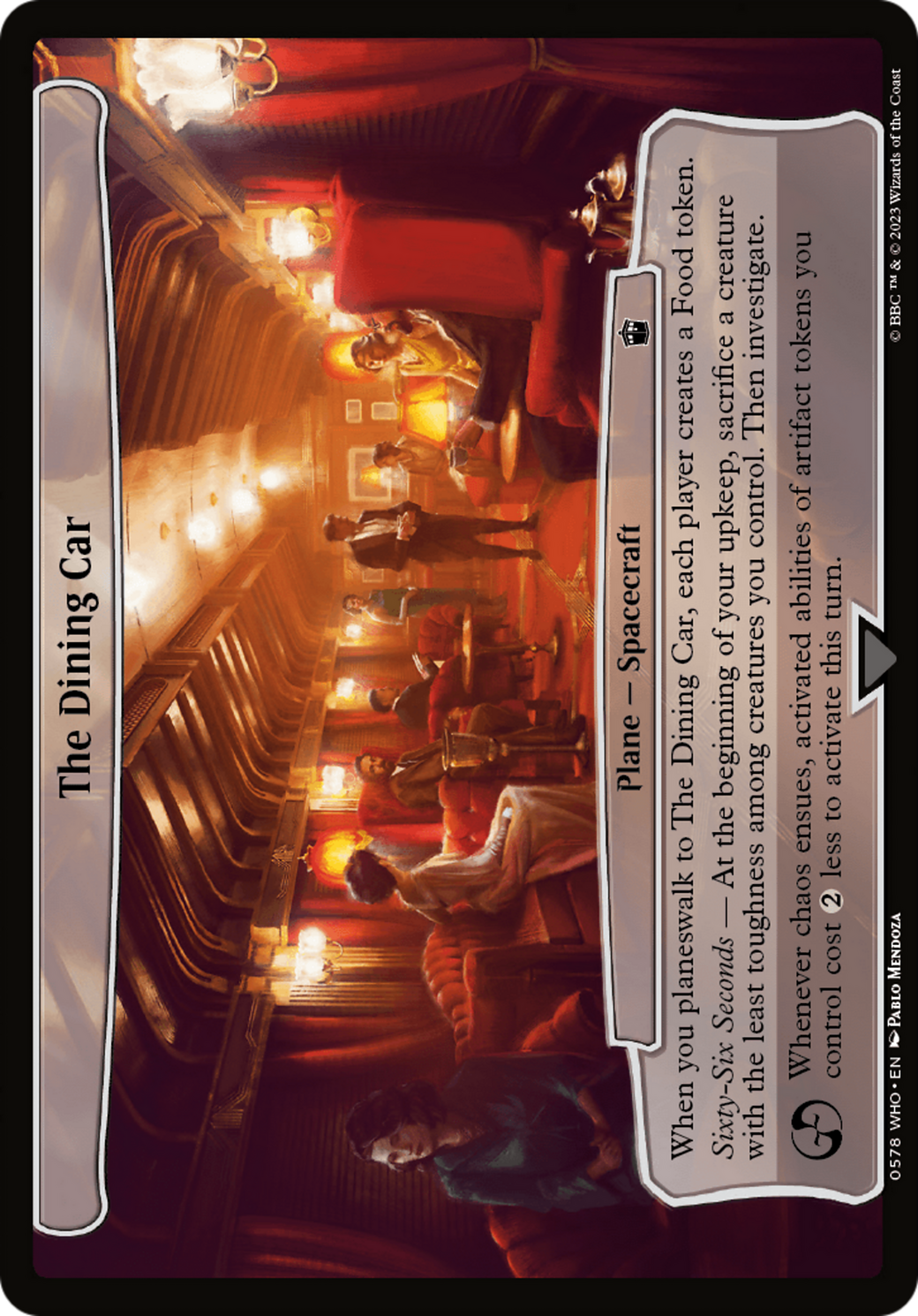 The Dining Car [Doctor Who] | Gate City Games LLC