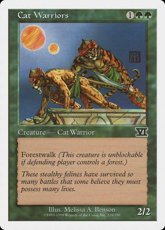 Cat Warriors [Classic Sixth Edition] | Gate City Games LLC