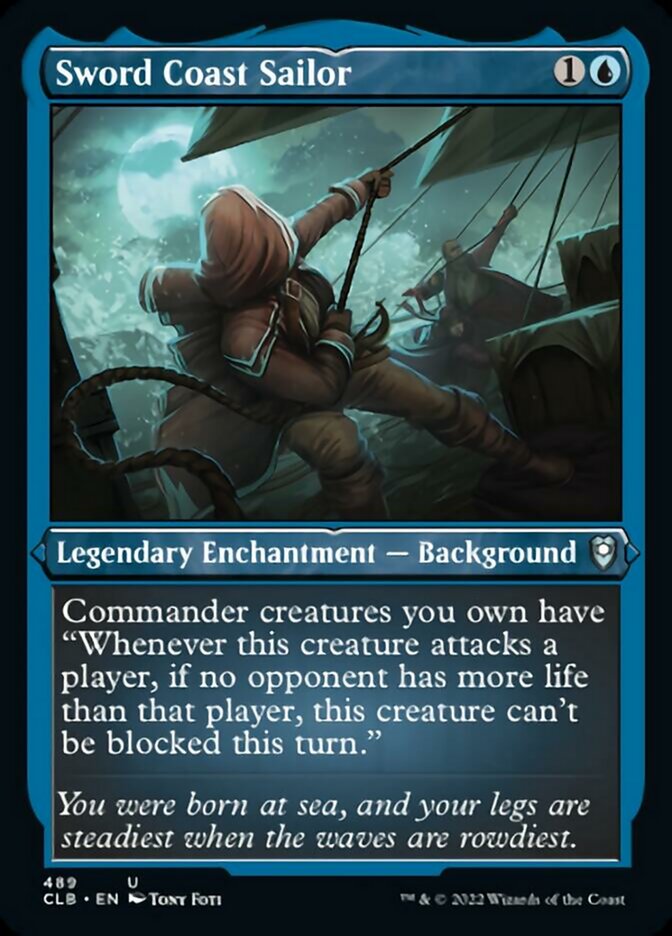 Sword Coast Sailor (Foil Etched) [Commander Legends: Battle for Baldur's Gate] | Gate City Games LLC