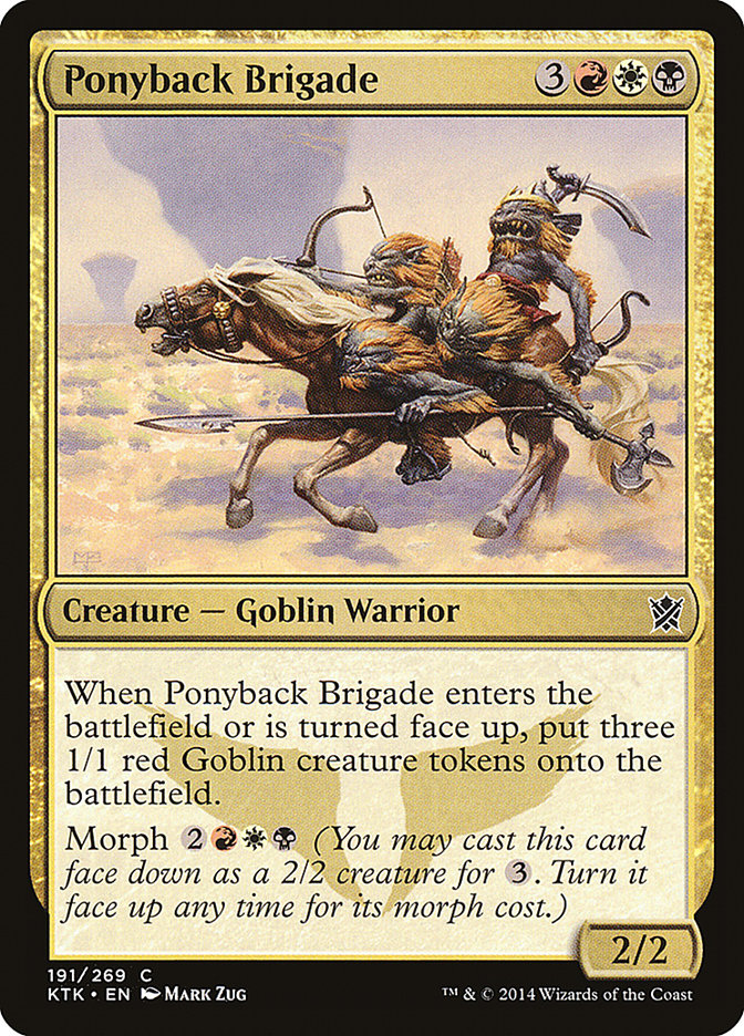 Ponyback Brigade [Khans of Tarkir] | Gate City Games LLC