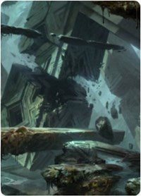 Swamp 3 Art Card [Zendikar Rising Art Series] | Gate City Games LLC
